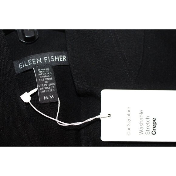 New w/Tags - Eileen Fisher Stretch Crepe Stand Collar Jacket, Blazer Med - Picture 12 of 12